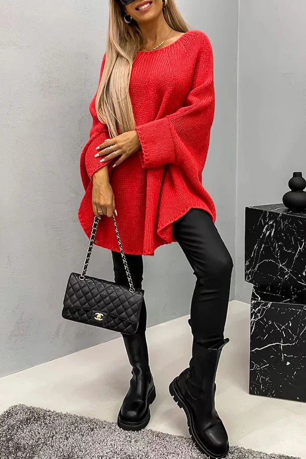 Avelune Soft Poncho Knit