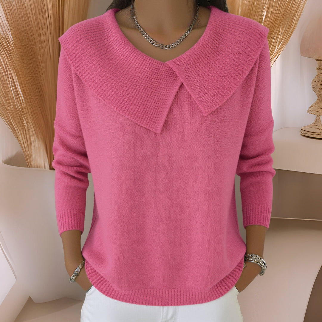 ELISA | ELEGANT COLLAR KNIT