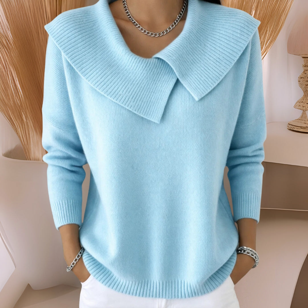 ELISA | ELEGANT COLLAR KNIT