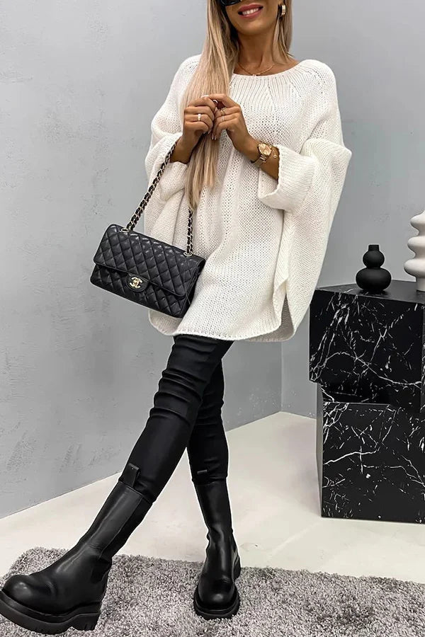 Avelune Soft Poncho Knit