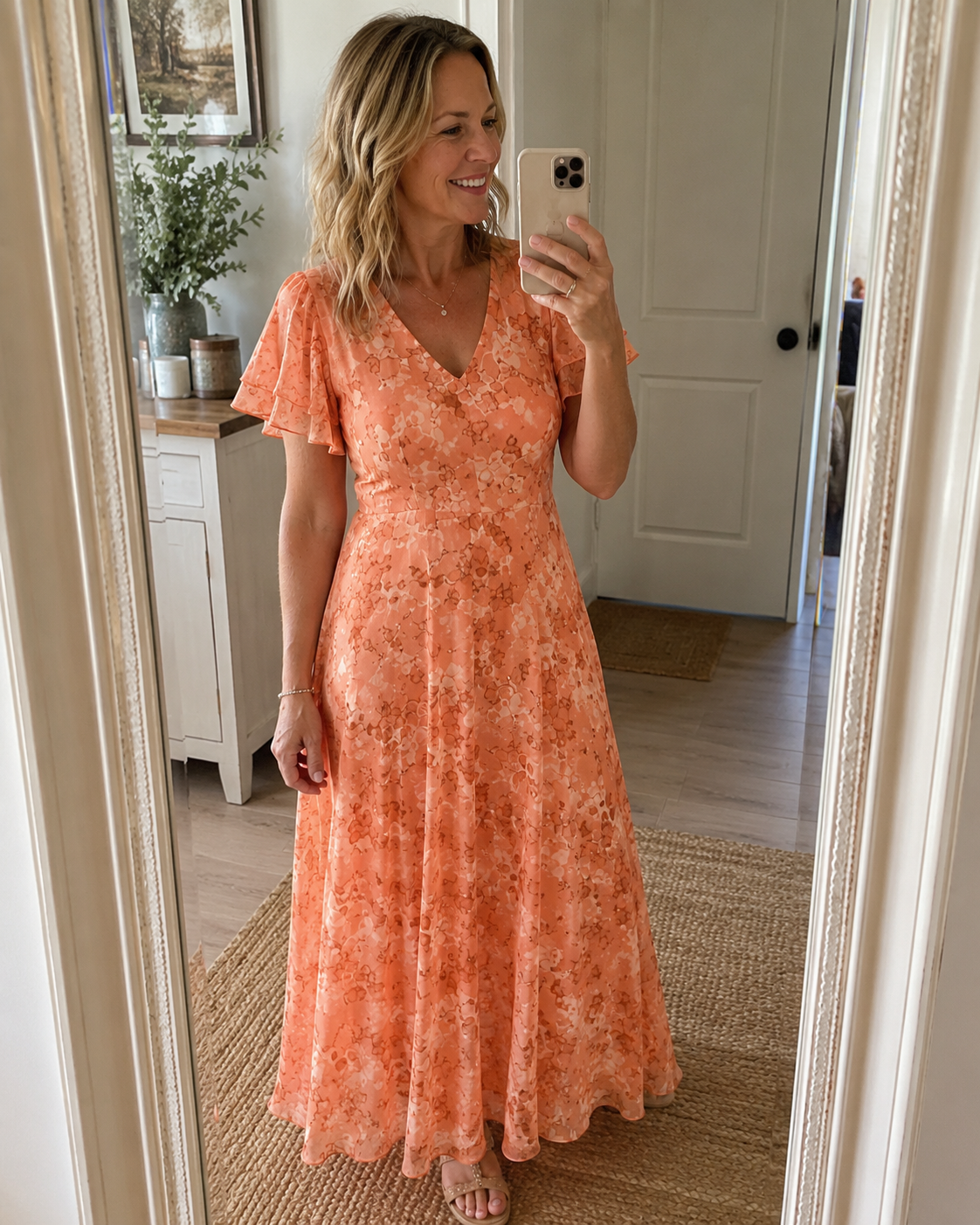 Marielle | Floral V-Neck Maxi Dress