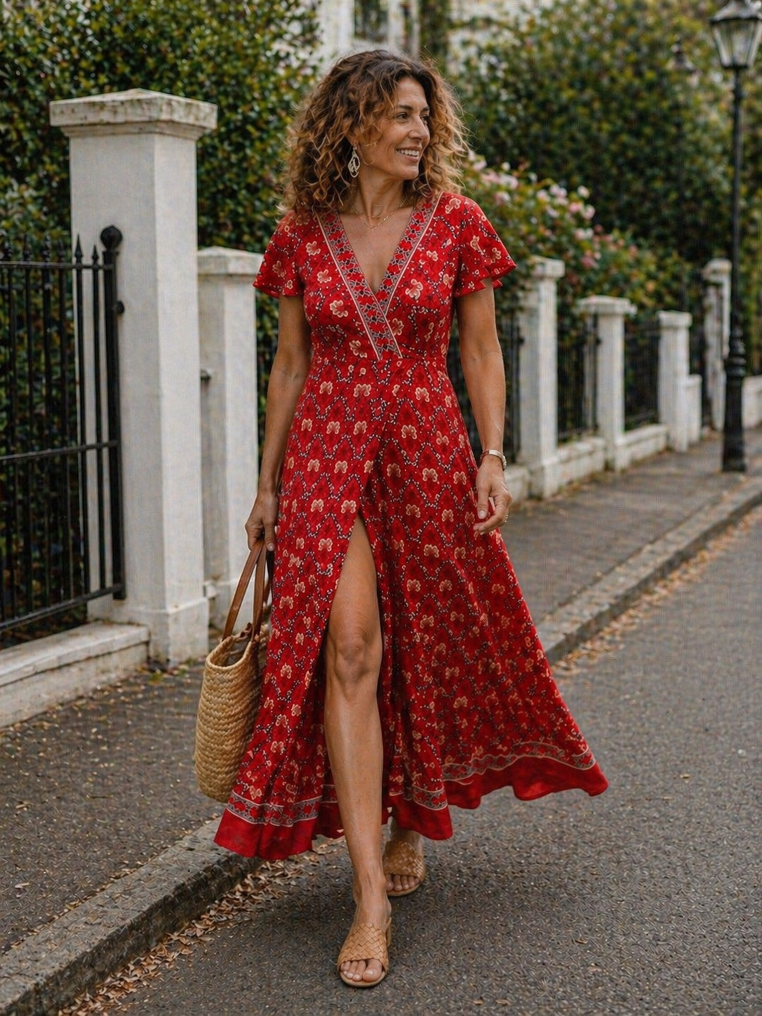 Zahara | Wrap-Style Maxi Dress