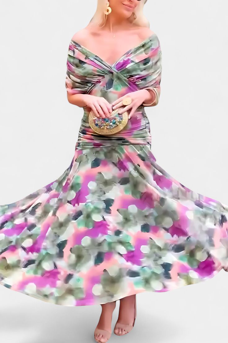 LILIANA | ELEGANT FLORAL MAXI