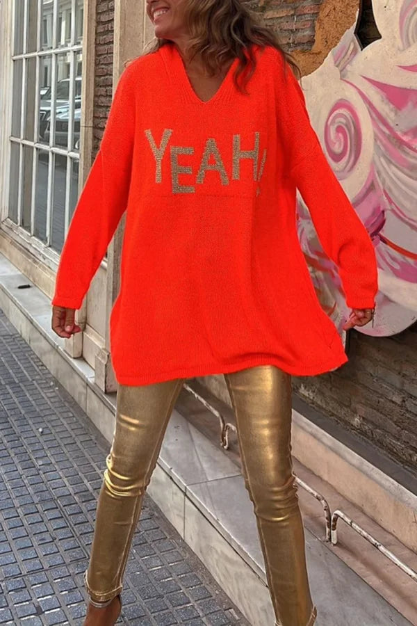 Elaris Pattern Knit Hoodie