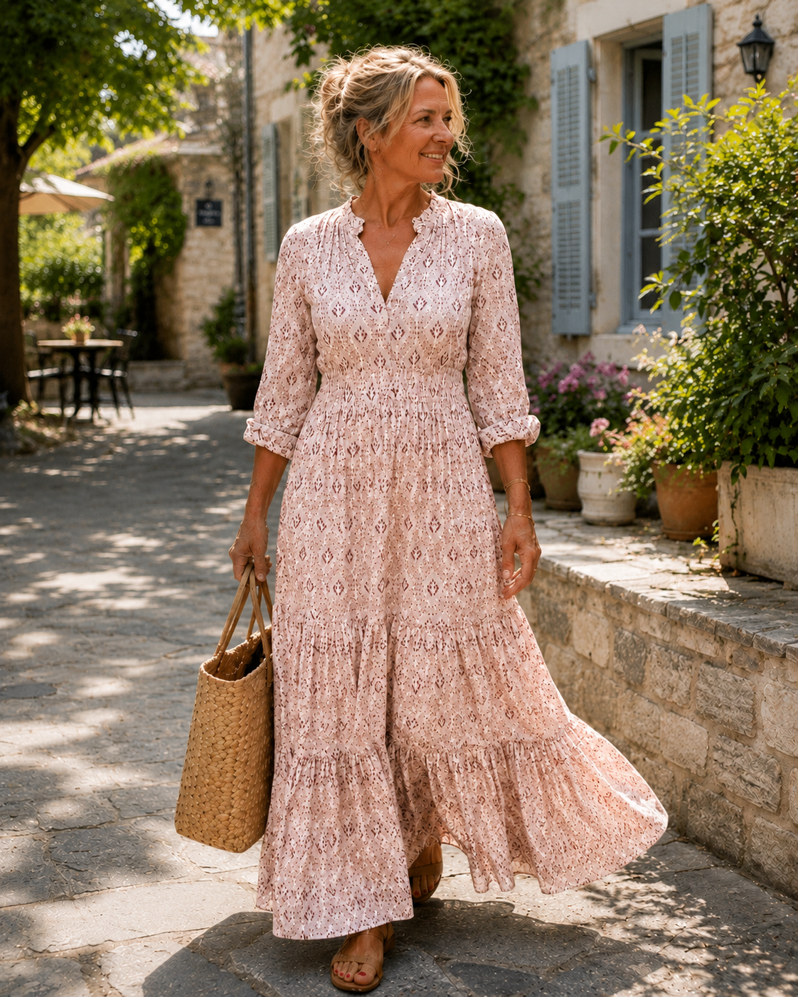 Avenor | Long Sleeve Boho Dress