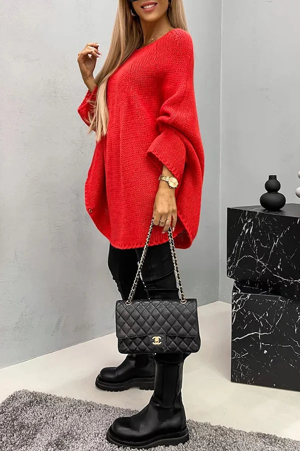 Avelune Soft Poncho Knit