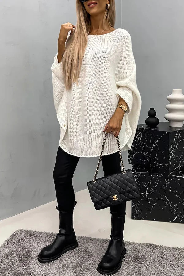 Avelune Soft Poncho Knit