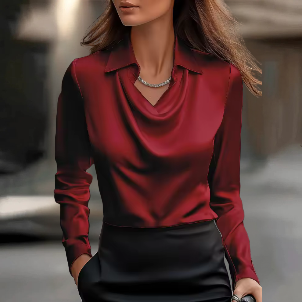 LUCIA | LUXE SATIN BLOUSE