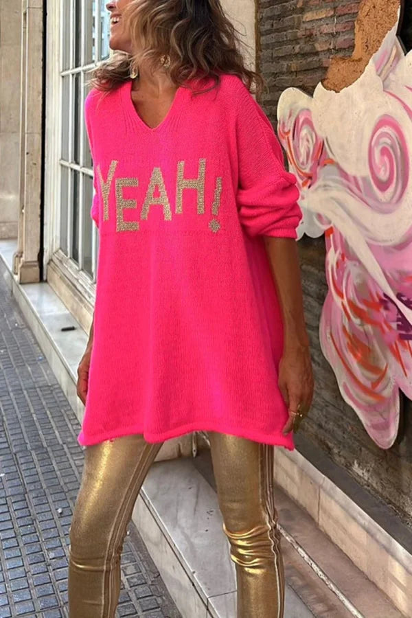 Elaris Pattern Knit Hoodie