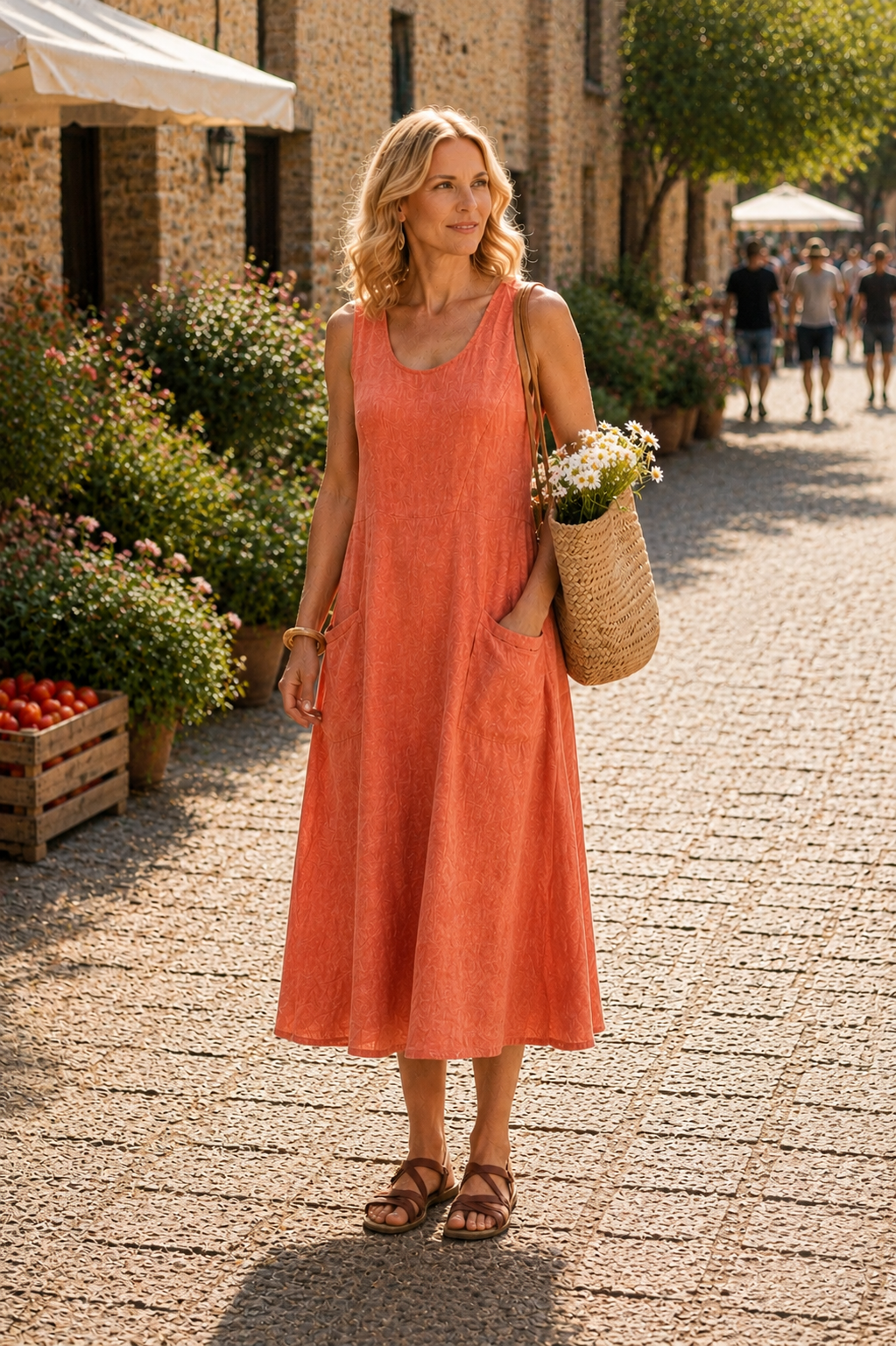 Luna | Easy Elegance Midi Dress