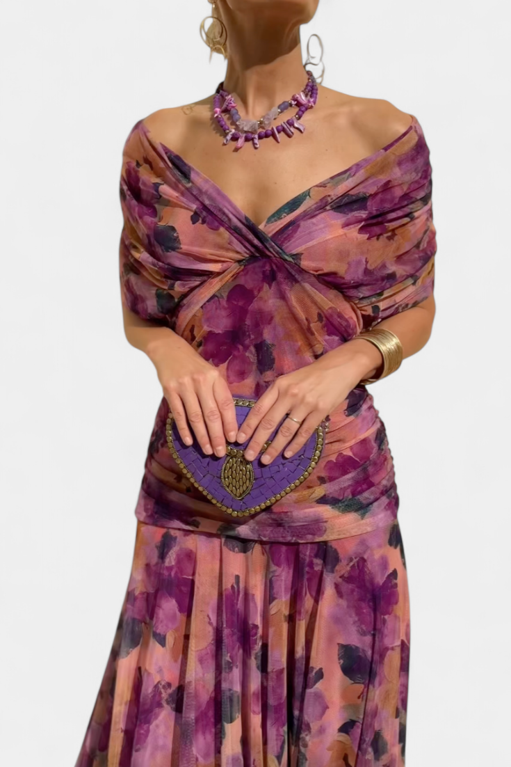 LILIANA | ELEGANT FLORAL MAXI