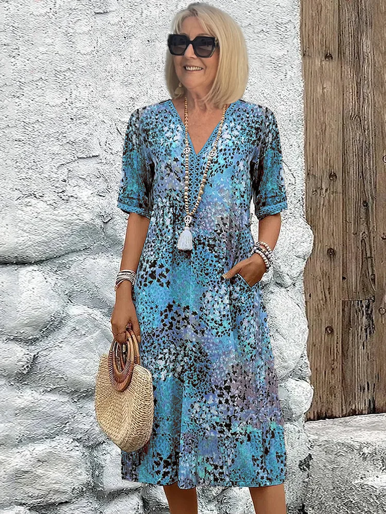 Nola | V-Neck Summer Dress