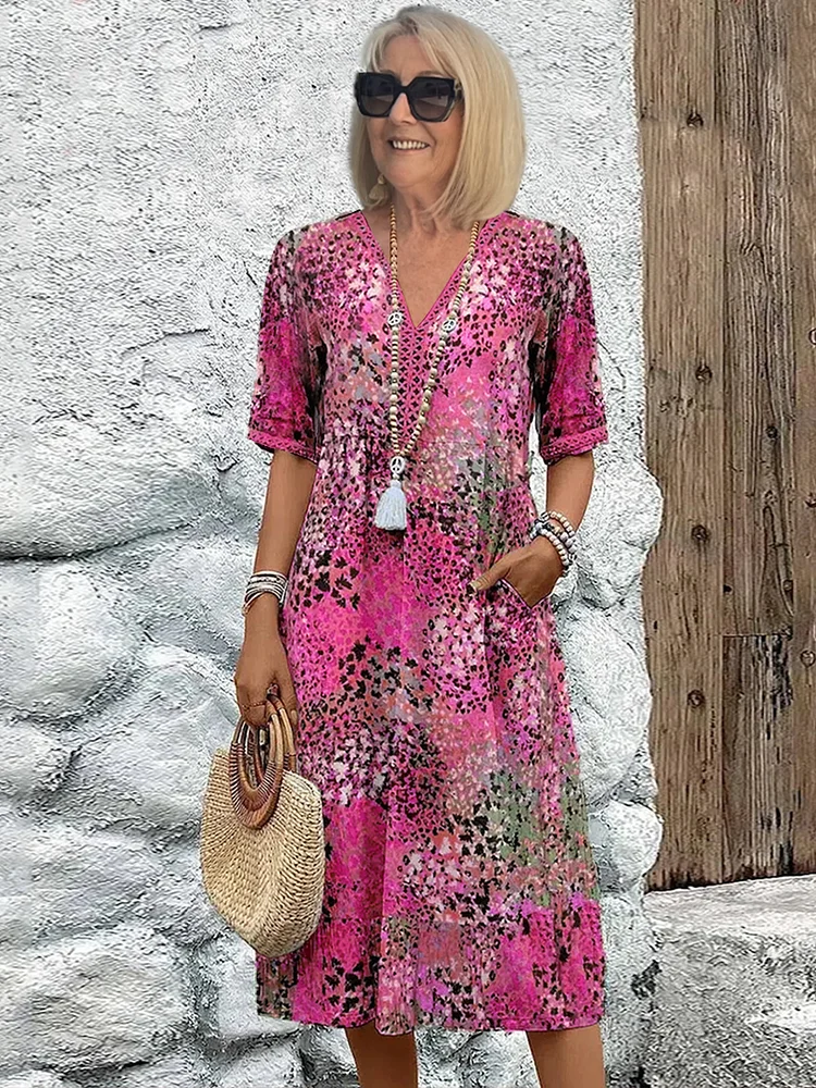 Nola | V-Neck Summer Dress