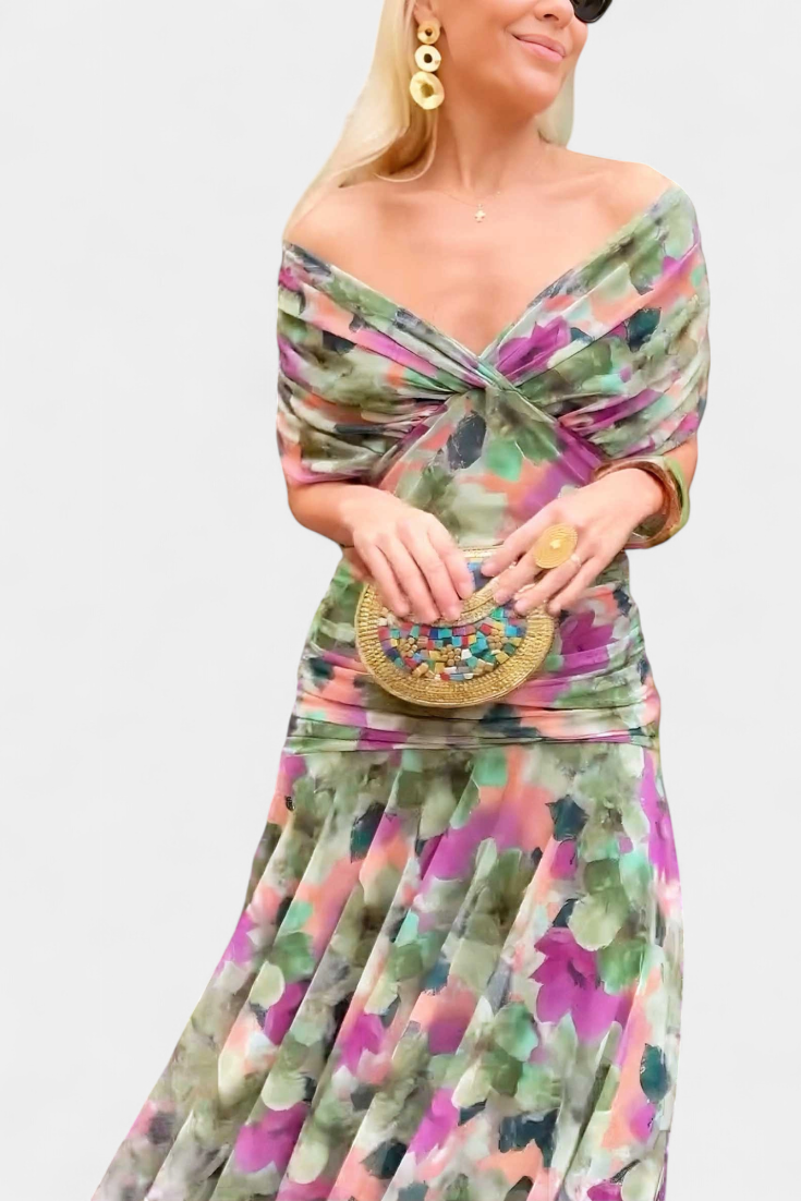 LILIANA | ELEGANT FLORAL MAXI