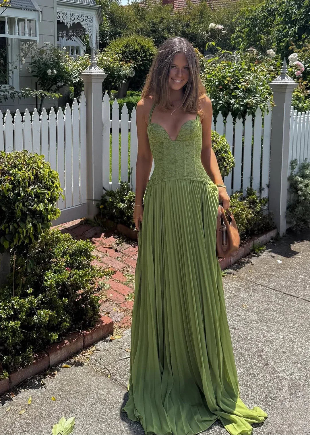 Paige | Pleated Halter Maxi Dress