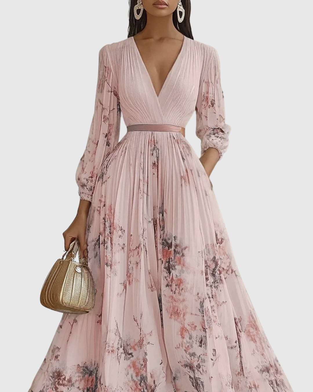 Norvée | V-Neck Midi Dress