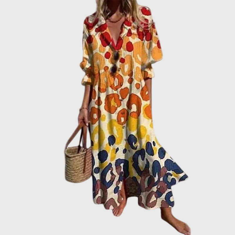 Zariah | Abito Lungo Elegante in Stile Boho