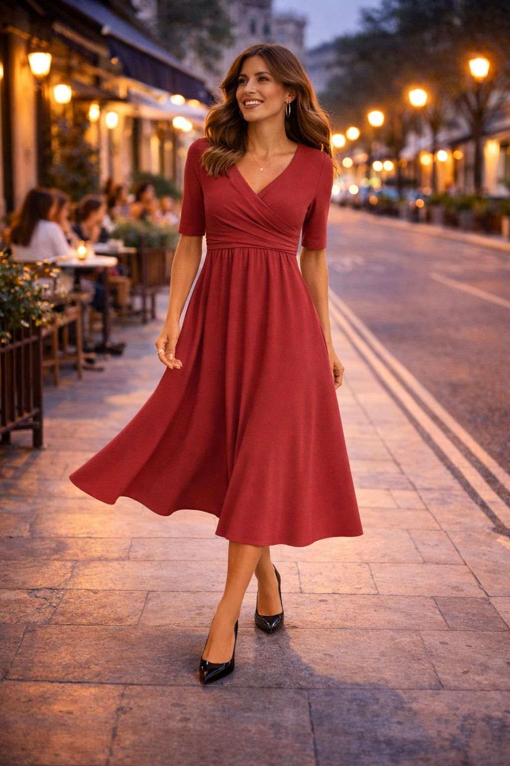 Amelia | Effortless Midi Dress