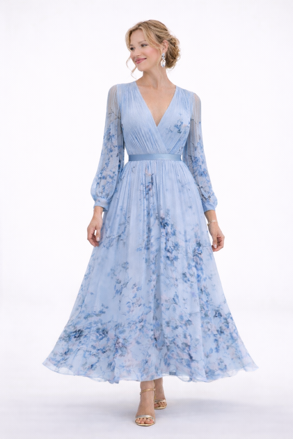 Norvée | V-Neck Midi Dress