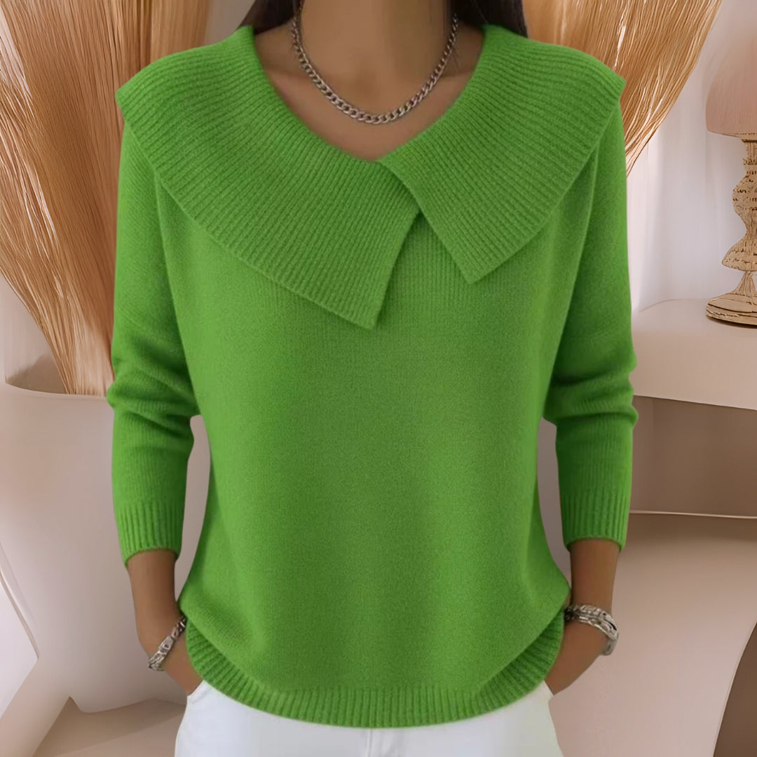 ELISA | ELEGANT COLLAR KNIT