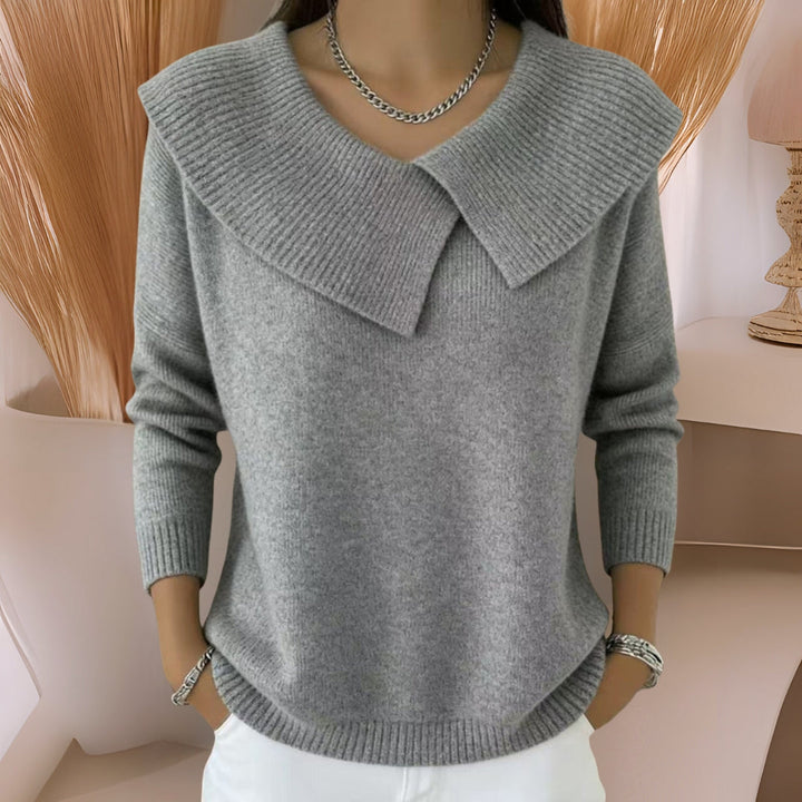 ELISA | MAGLIONE ELEGANTE CON COLLETTO