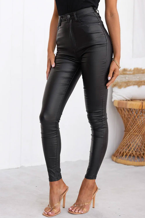 AVELIN | PANTALONI IN ECOPELLE MODELLANTI