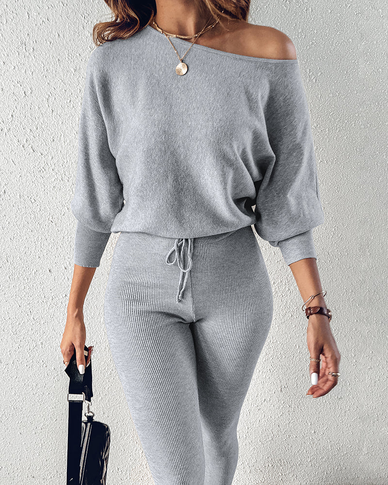 Emilie | RIBBED COMFORT SET