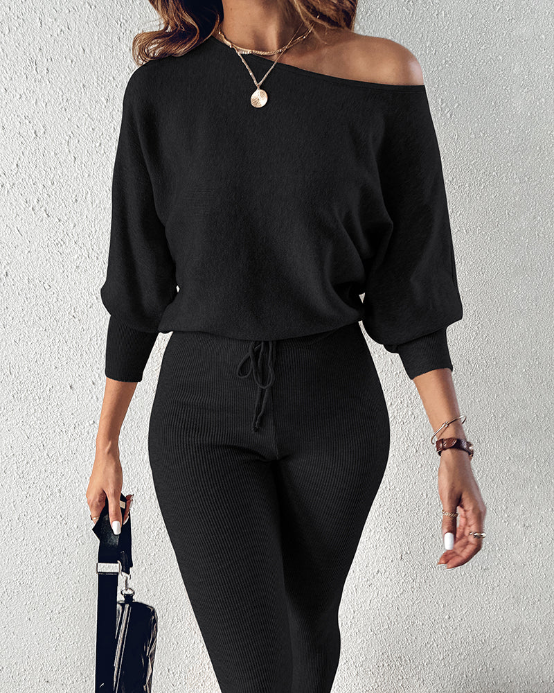 Emilie | RIBBED COMFORT SET