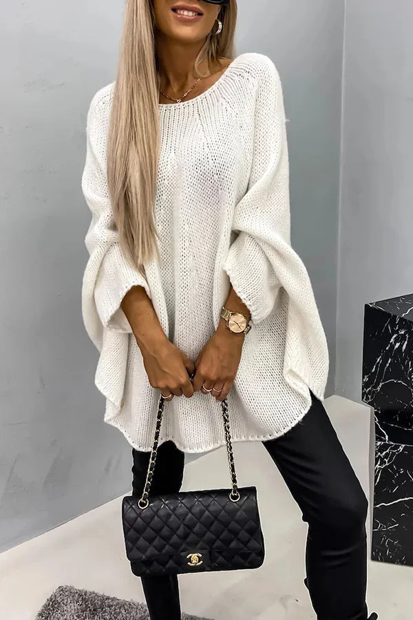 Avelune Soft Poncho Knit