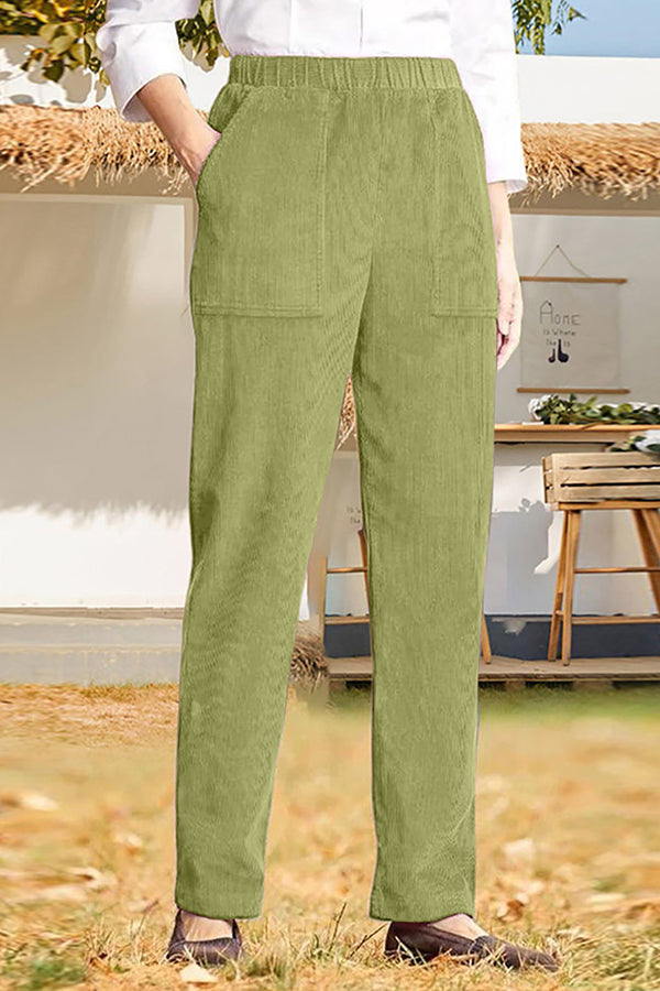 Orlina| Pantaloni Straight Fit Elegante