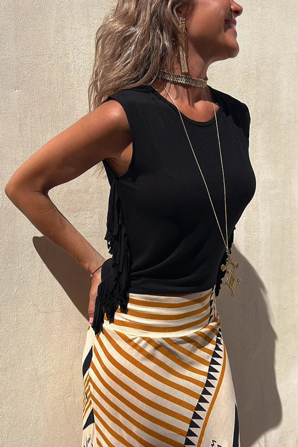 Mirelle Tassel Trim Top