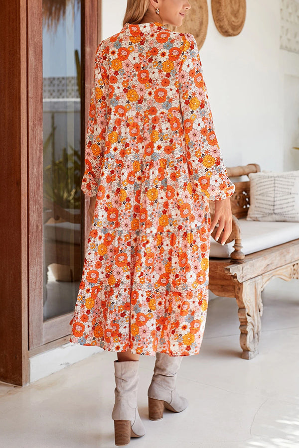 Elowen | Floral Collared Dress