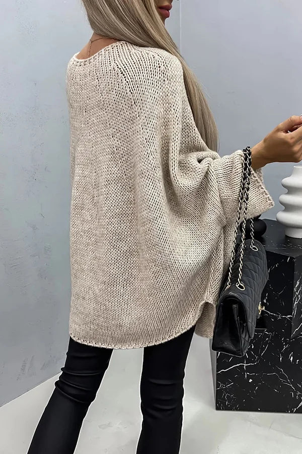 Avelune Soft Poncho Knit