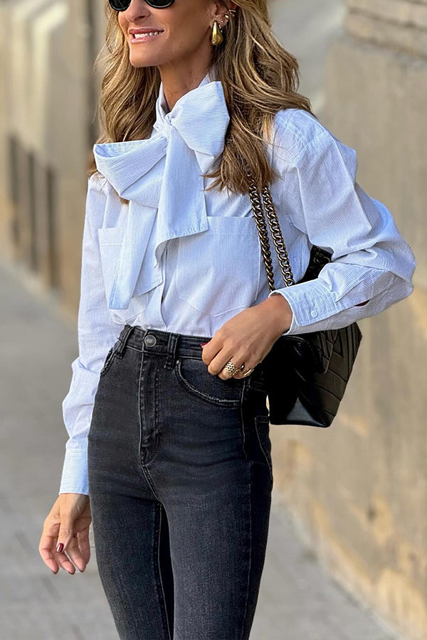 Lunelle Tie Front Blouse