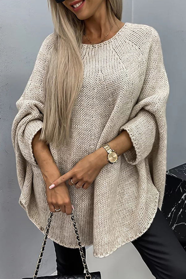 Avelune Soft Poncho Knit