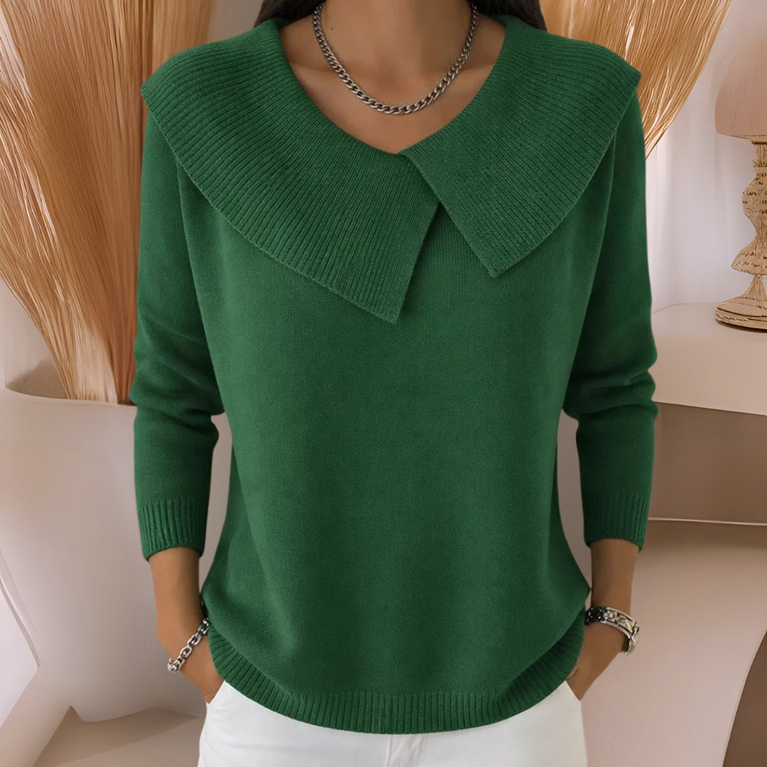 ELISA | ELEGANT COLLAR KNIT