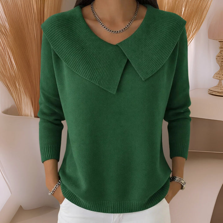 ELISA | MAGLIONE ELEGANTE CON COLLETTO