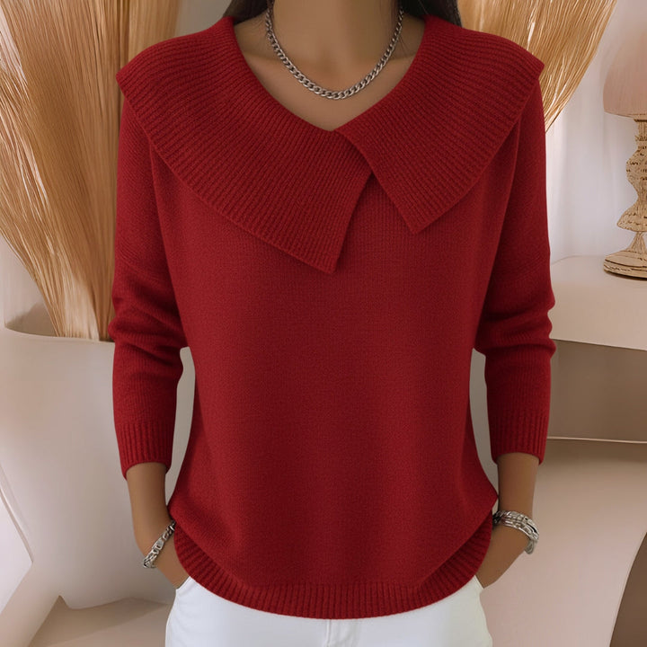 ELISA | MAGLIONE ELEGANTE CON COLLETTO