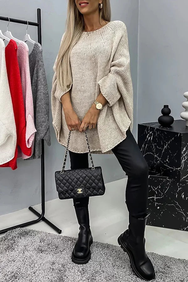 Avelune Soft Poncho Knit