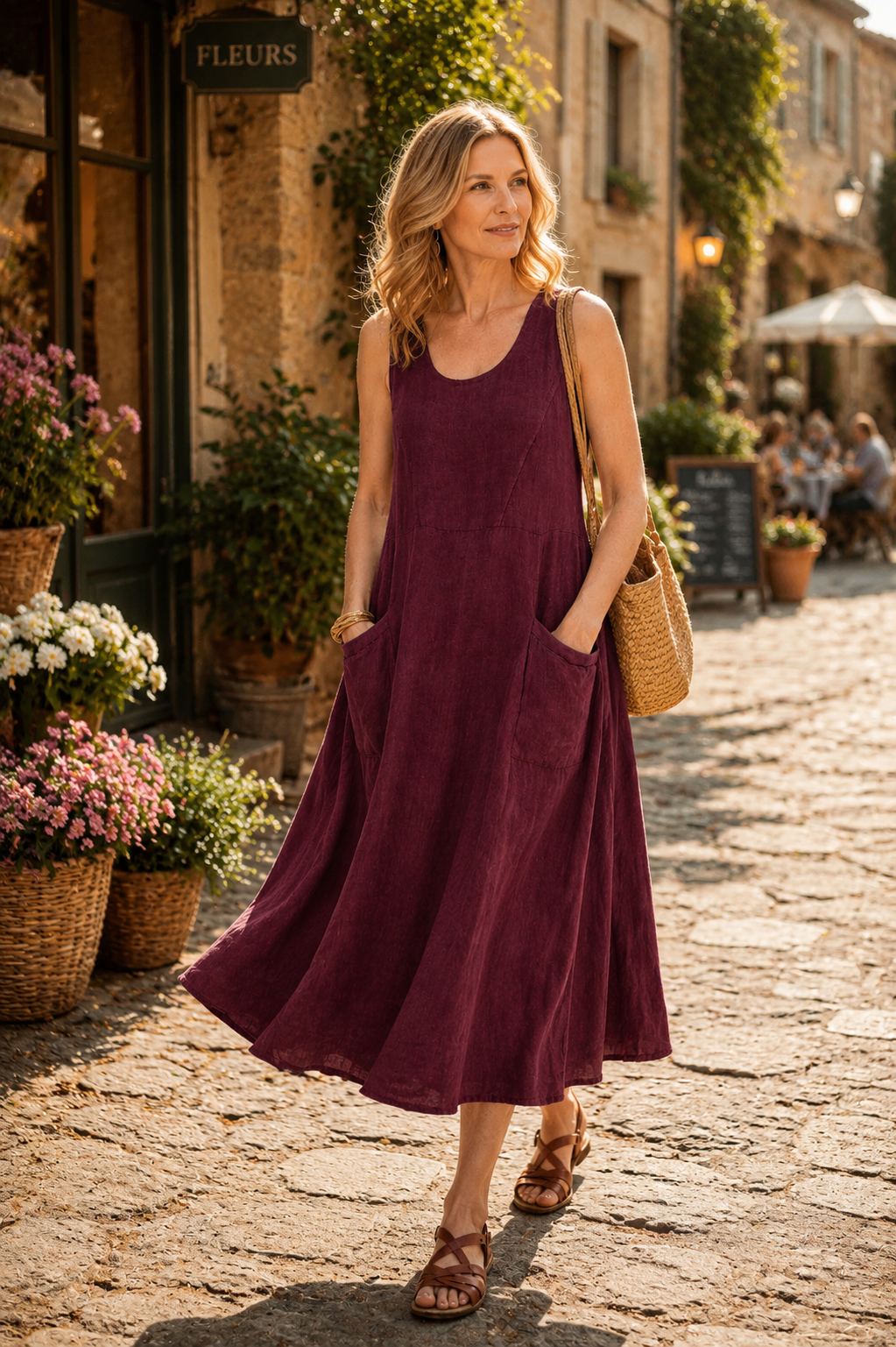 Luna | Easy Elegance Midi Dress