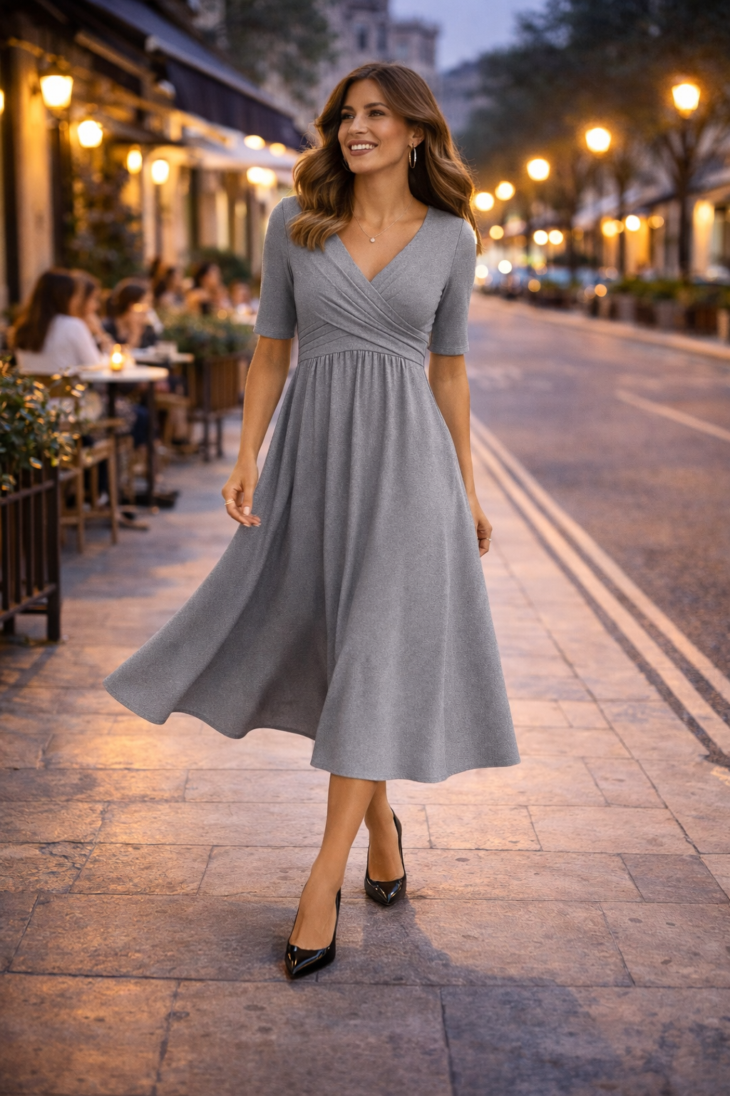 Amelia | Effortless Midi Dress