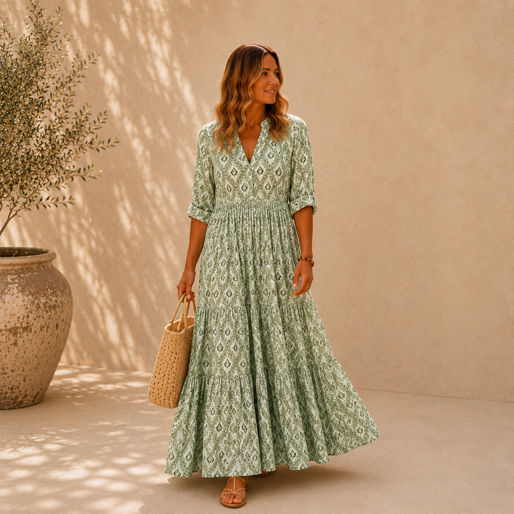 Luna | Elegante Abito Maxi Boho