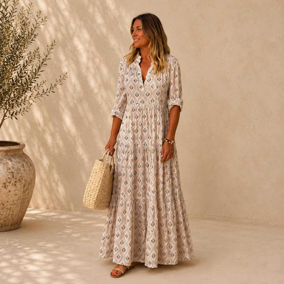 Luna | Elegante Abito Maxi Boho