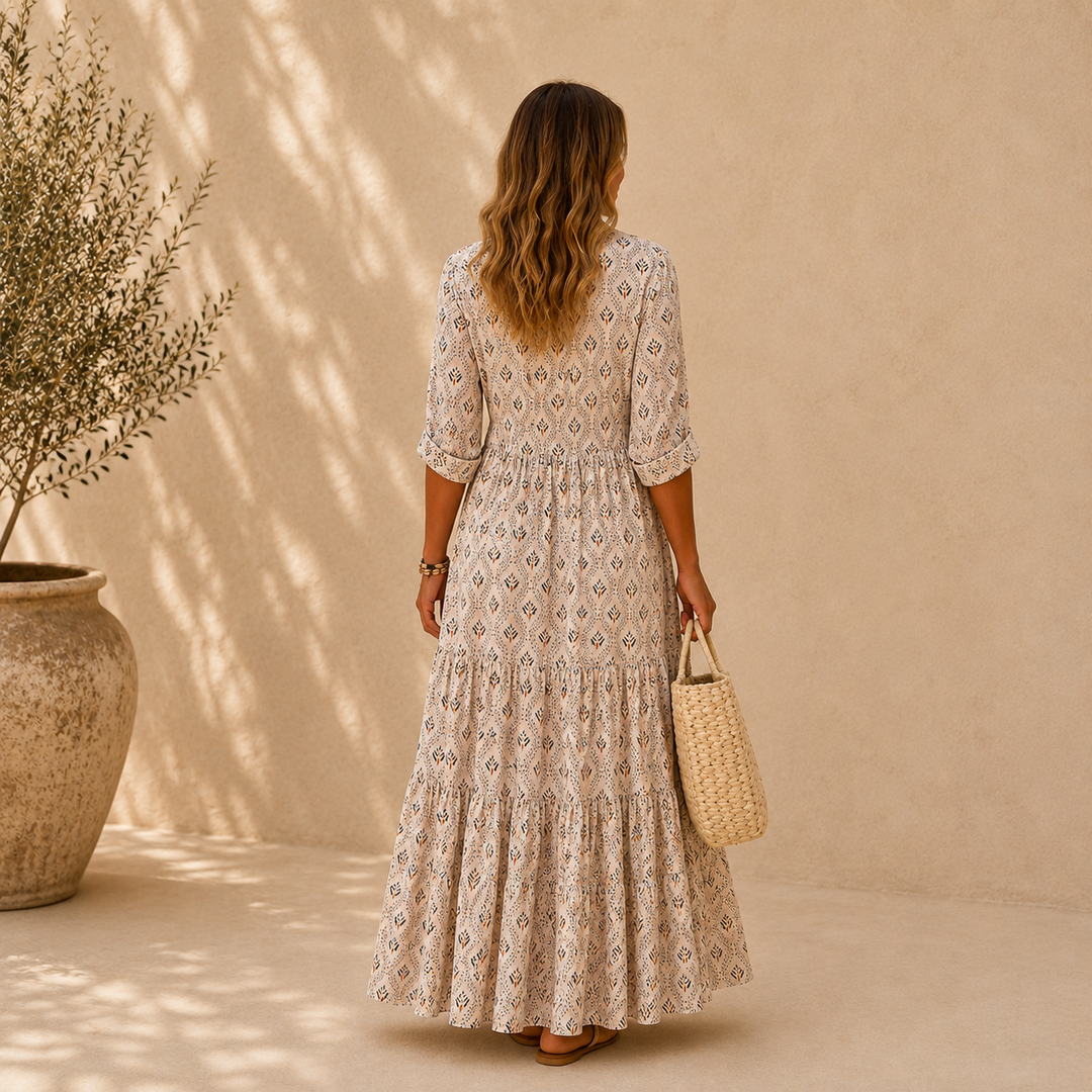 Luna | Elegante Abito Maxi Boho