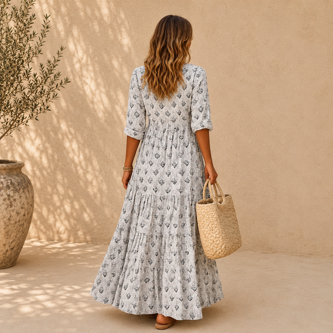 Luna | Elegante Abito Maxi Boho