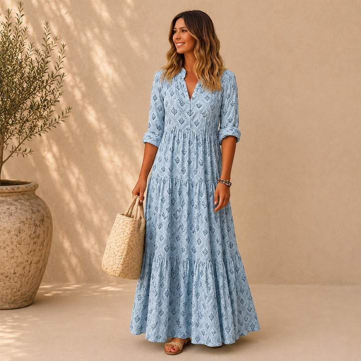 Luna | Elegante Abito Maxi Boho