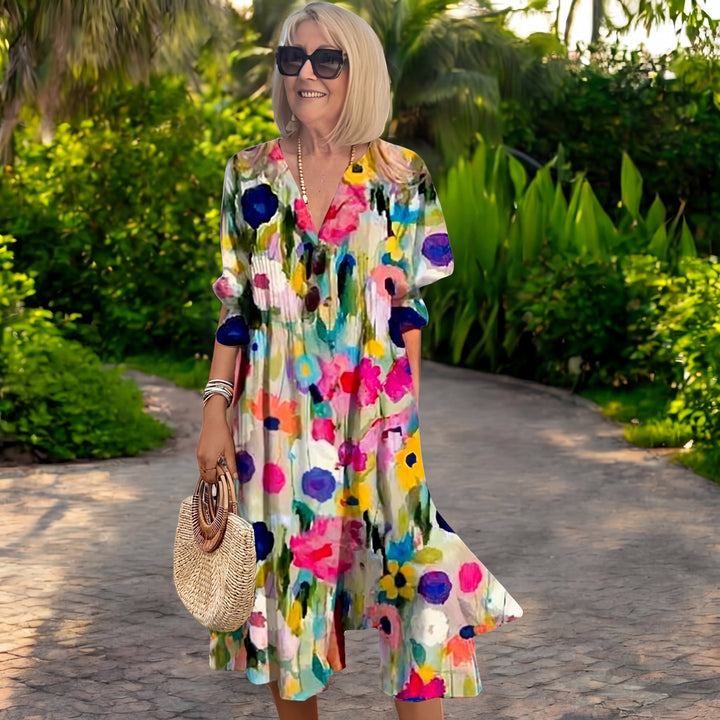 Zariah | Abito Lungo Elegante in Stile Boho