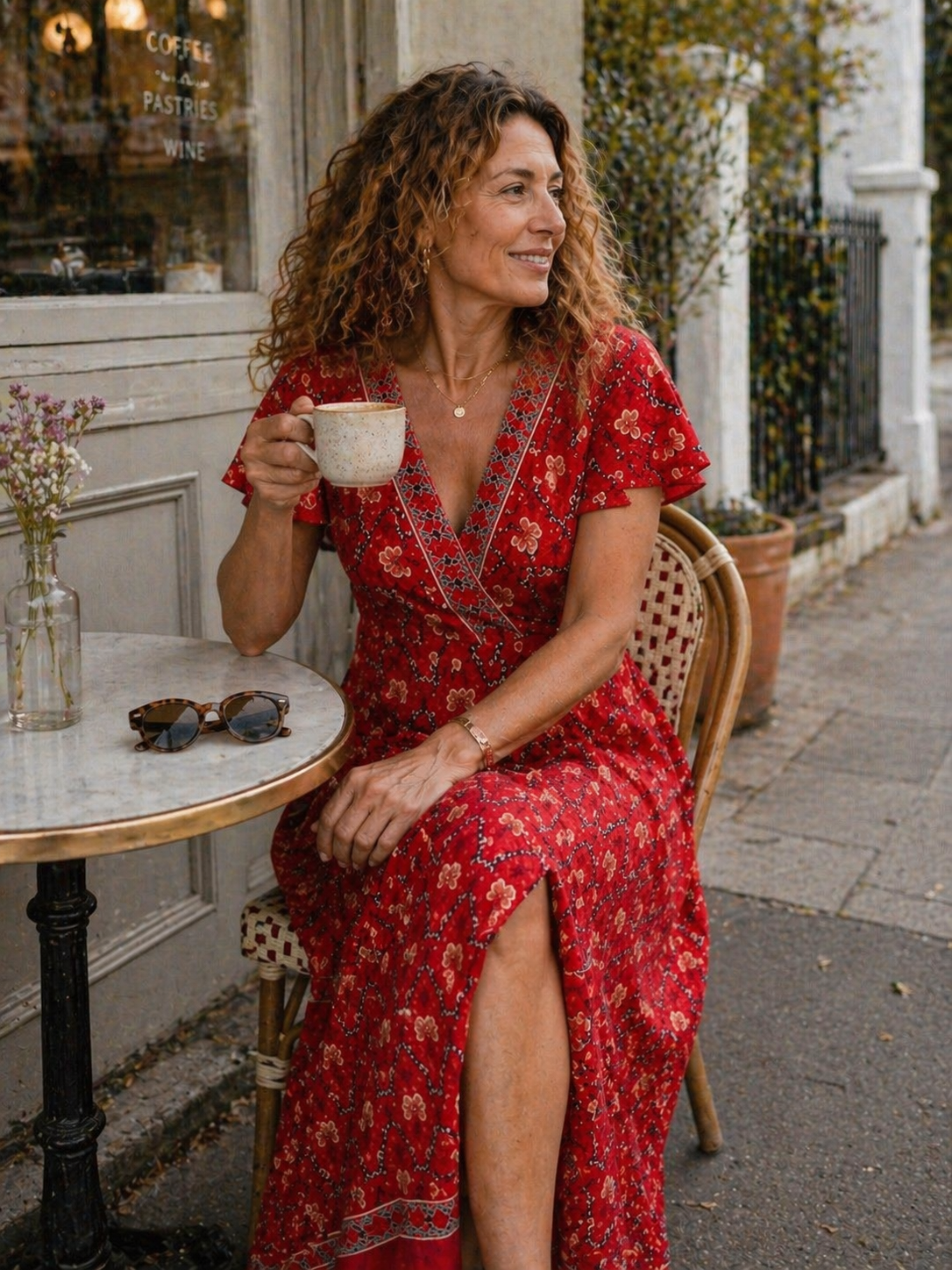 Zahara | Wrap-Style Maxi Dress