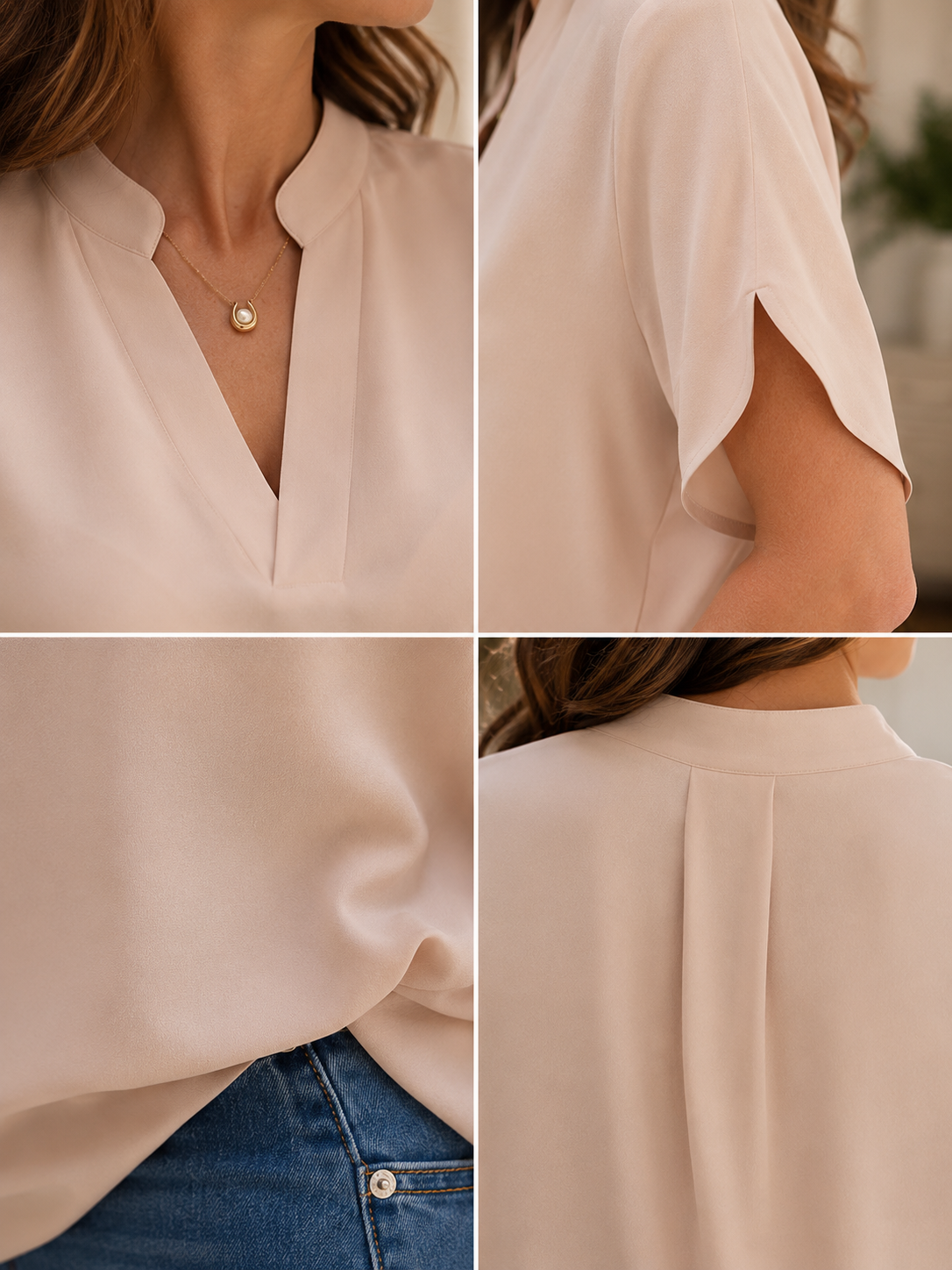 CELINA | V-NECK BLOUSE