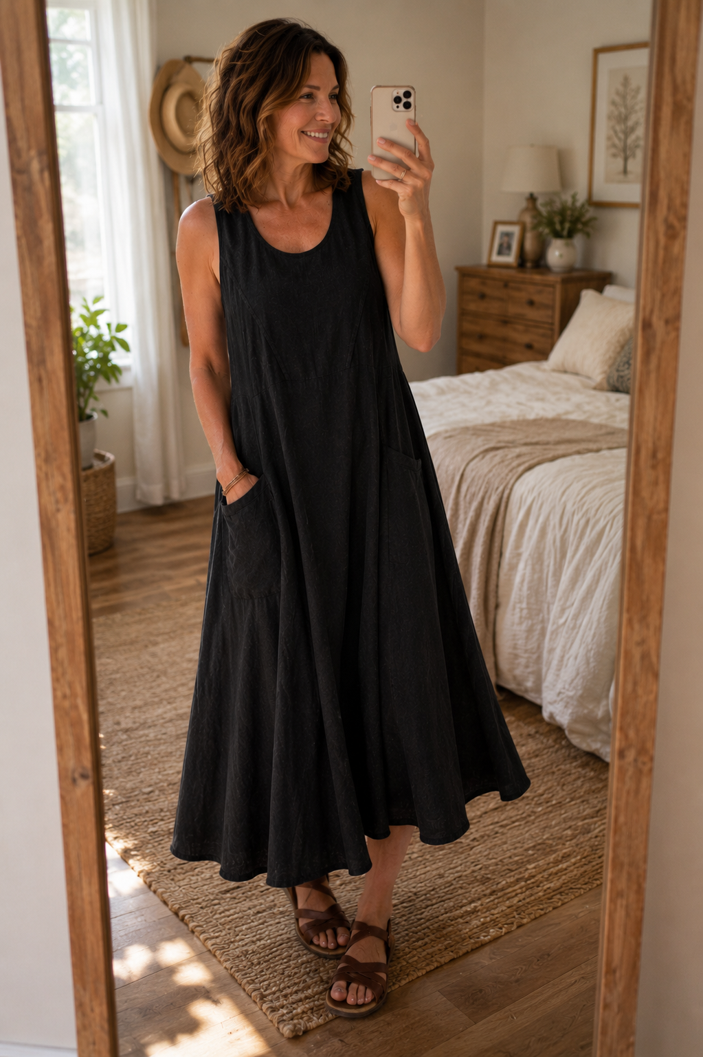 Luna | Easy Elegance Midi Dress